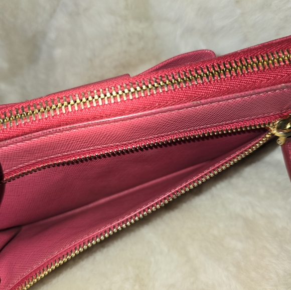 Pink Prada Bow Wallet w box - Picture 13 of 14